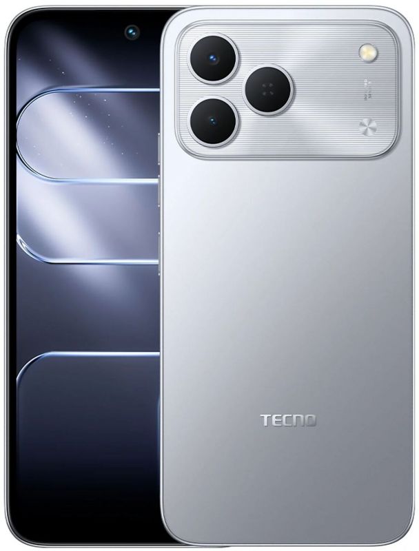 Смартфон TECNO Spark 50 (KN4n) 6.78" 4/128ГБ, 2SIM, 6700мА•год, Neo Titanium