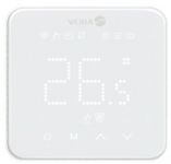 Терморегулятор Veria Control WT45 5...45 °C для теплої підлоги Wi-Fi сенсорний тип датчику повітря + підлога 16A 230В білий