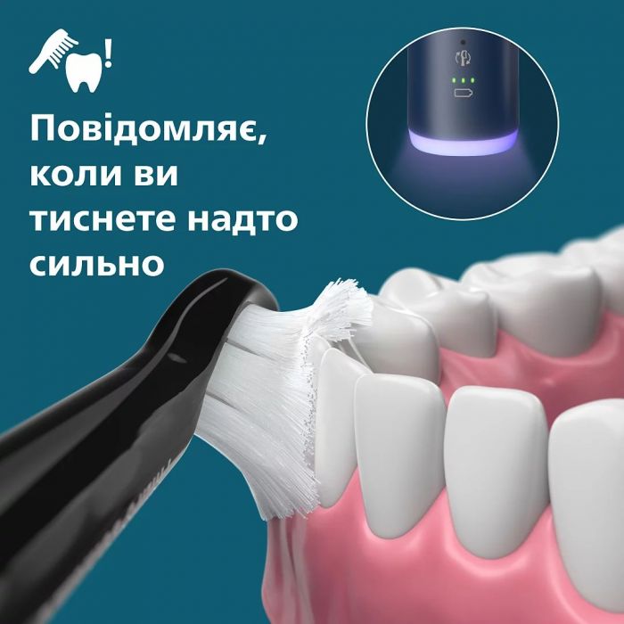 Щітка зубна електр. Philips, Sonicare 6100 Series, 62т. колив/хв, насадок-1, синій