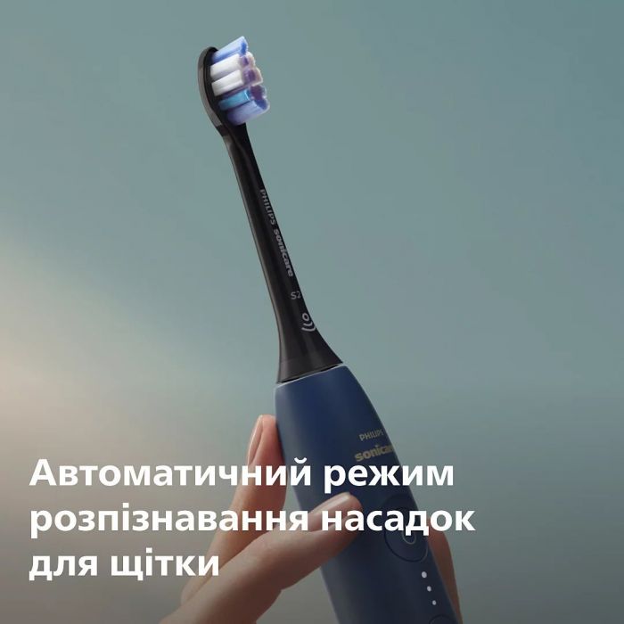 Щітка зубна електр. Philips, Sonicare 6100 Series, 62т. колив/хв, насадок-1, синій