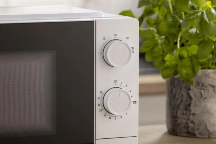 Мікрохвильова піч Gorenje, 20л, мех. керув., 700Вт, білий