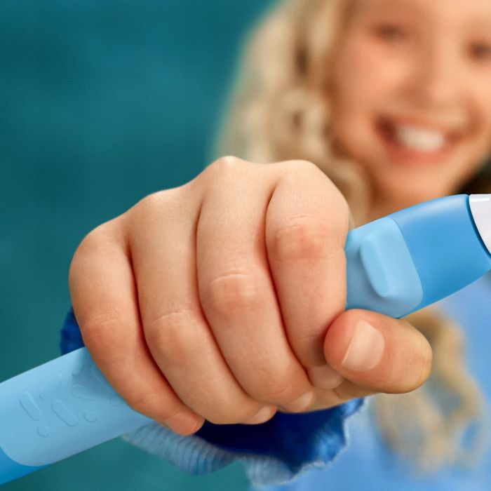 Щітка зубна електр. Philips, Sonicare For Kids Smart, насадок-2, дорожній футляр, 2 наклейси, синій