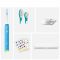 Щітка зубна електр. Philips, Sonicare For Kids Smart, насадок-2, дорожній футляр, 2 наклейси, синій