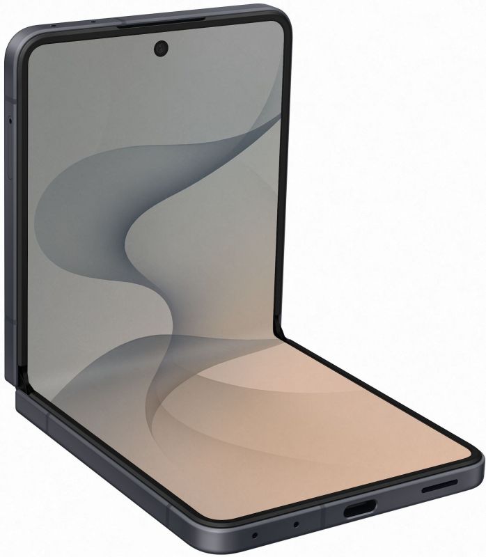 Смартфон Samsung Galaxy Flip 8 5G (F776) 6.9"/4.1"12/256ГБ, 1SIM, 4300мА•год, графітовий