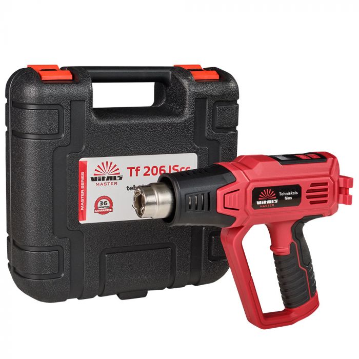 Фен будівельний Vitals Master Tf 206JScc 2000Вт 50·600°C 250-550л/год 0.84кг