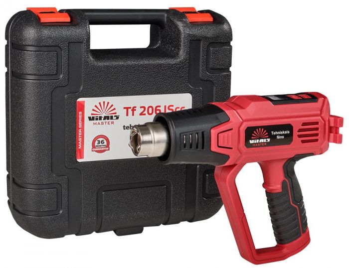 Фен будівельний Vitals Master Tf 206JScc 2000Вт 50·600°C 250-550л/год 0.84кг
