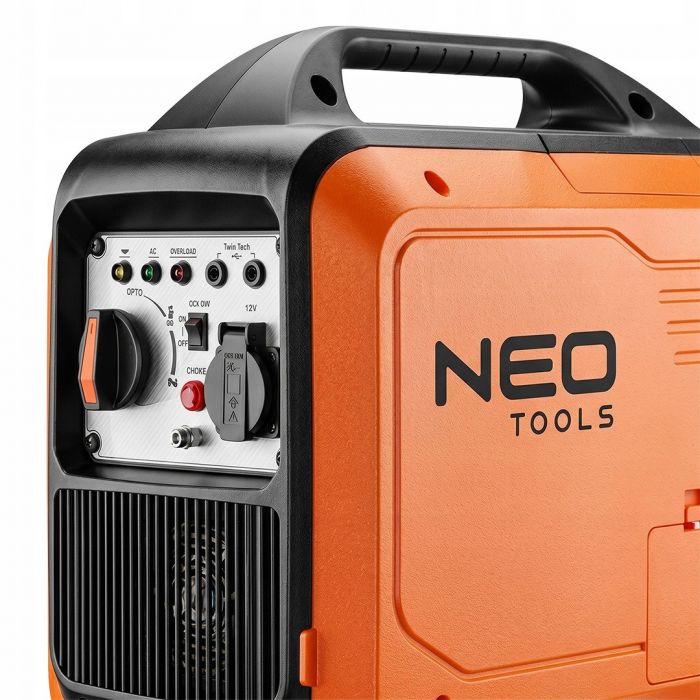 Генератор бензиновий інверторний Neo Tools 230В, 1.8/2.0кВт, ручний стартер, 18кг