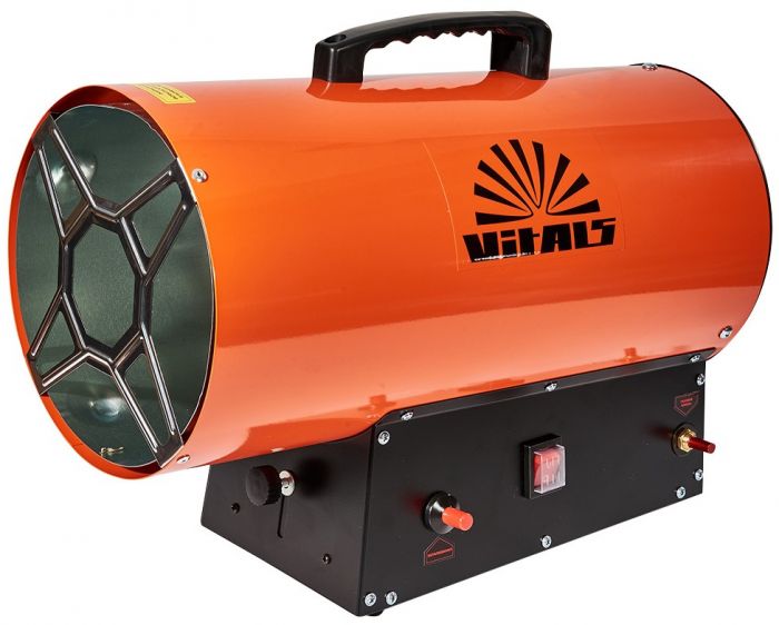 Теплова гармата газова Vitals GH-302, 33кВт, 220м2, 650м3/год, помаранчевий, 5.9кг