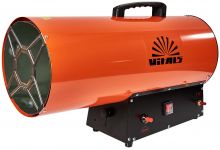 Теплова гармата газова Vitals GH-502, 51кВт, 350м2, 650м3/год, помаранчевий, 6.6кг