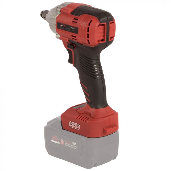 Гайковерт ударний акумуляторний Vitals Master AT 1838 BL SmartLine+ 18В 2500об/хв 380Нм 1/2" 2 швидкості 1.15кг без АКБ та ЗП