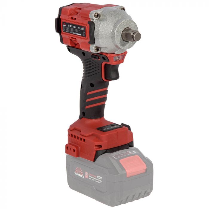 Гайковерт ударний акумуляторний Vitals Master AT 1850 BL SmartLine+ 18В 2300об/хв 500Нм 1/2" 3 швидкості 1.6кг без АКБ та ЗП