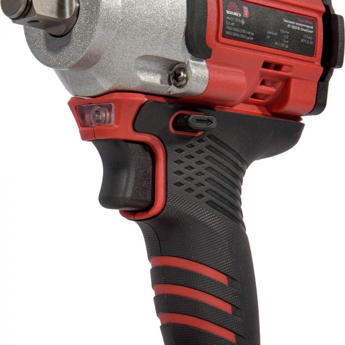 Гайковерт ударний акумуляторний Vitals Master AT 1850 BL SmartLine+ 18В 2300об/хв 500Нм 1/2" 3 швидкості 1.6кг без АКБ та ЗП