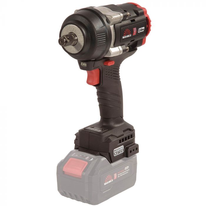 Гайковерт ударний акумуляторний Vitals Professional AT 1880 BL SmartLine+ 18В 2700об/хв 800Нм 1/2" 3 швидкості 1.9кг без АКБ та ЗП