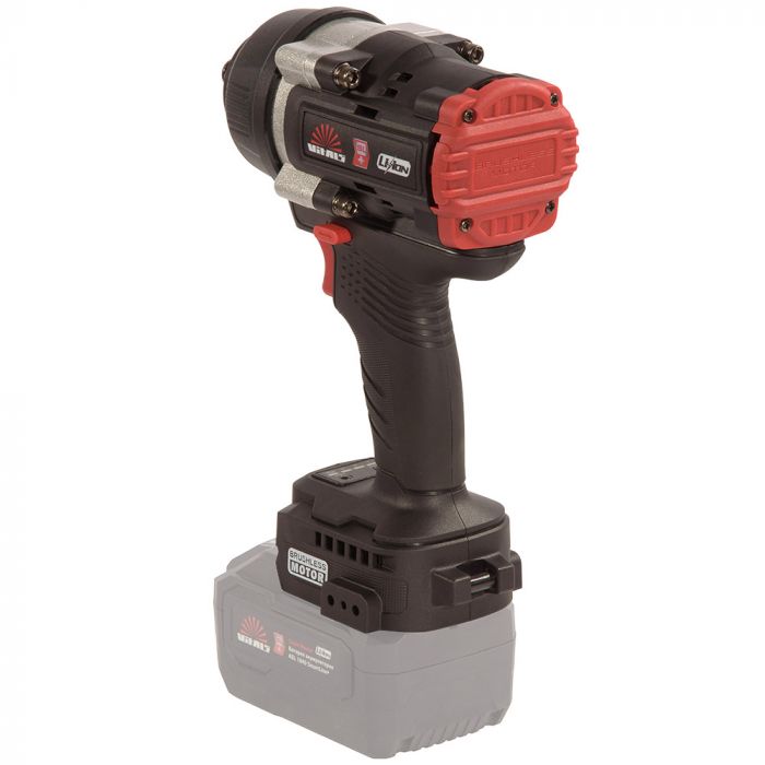 Гайковерт ударний акумуляторний Vitals Professional AT 1880 BL SmartLine+ 18В 2700об/хв 800Нм 1/2" 3 швидкості 1.9кг без АКБ та ЗП