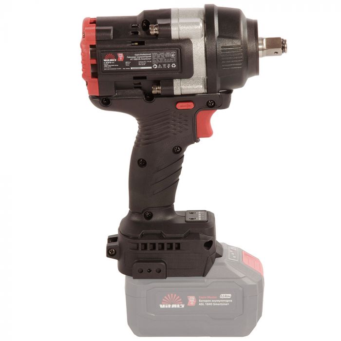 Гайковерт ударний акумуляторний Vitals Professional AT 1880 BL SmartLine+ 18В 2700об/хв 800Нм 1/2" 3 швидкості 1.9кг без АКБ та ЗП