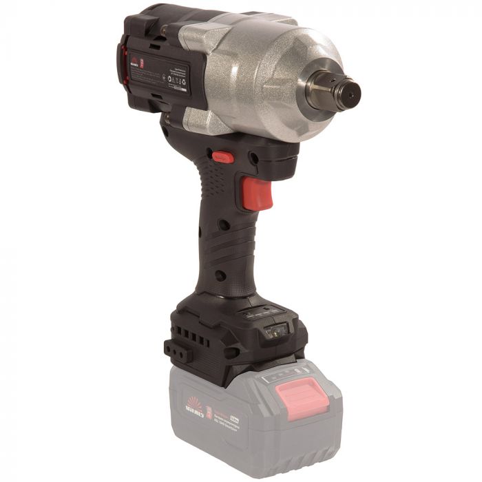 Гайковерт ударний акумуляторний Vitals Professional AT 18100 BL SmartLine+ 18В 1800об/хв 1000Нм 3/4" 3 швидкості 3.3кг без АКБ та ЗП
