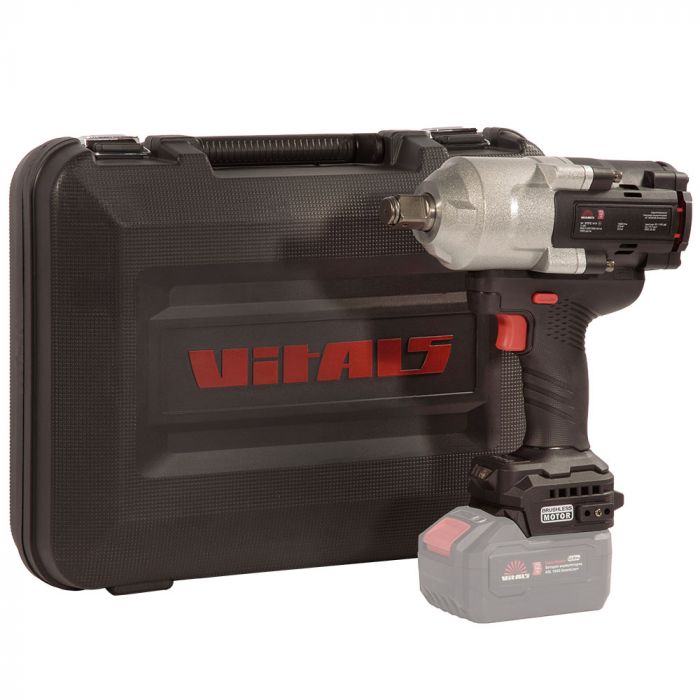 Гайковерт ударний акумуляторний Vitals Professional AT 18100 BL SmartLine+ 18В 1800об/хв 1000Нм 3/4" 3 швидкості 3.3кг без АКБ та ЗП