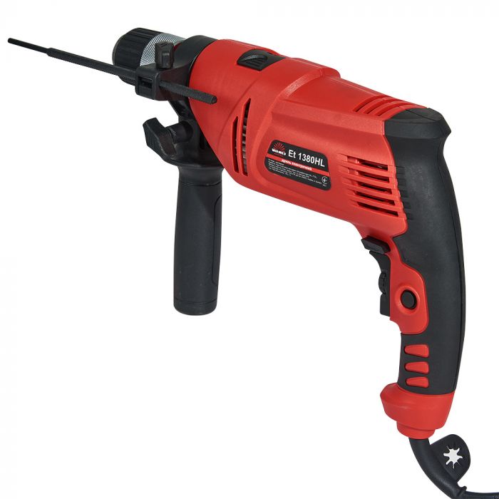 Дриль ударний Vitals Master Et1380HL 800Вт ШЗП 13мм 2700об/хв 2.42кг