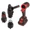 Набір акумуляторних інструментів Vitals Master COMBO KIT 3.1 18В модулі шурупокрута перфоратора шліфмашини акб 1х2А·год 1х4А·год ЗП кейс