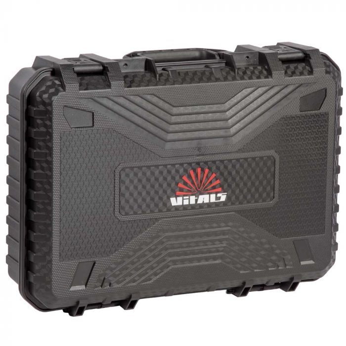 Набір акумуляторних інструментів Vitals Master COMBO KIT 4.2 18В модулі шурупокрута перфоратора гайковерта шліфмашини акб 1х2А·год 1х4А·год ЗП кейс