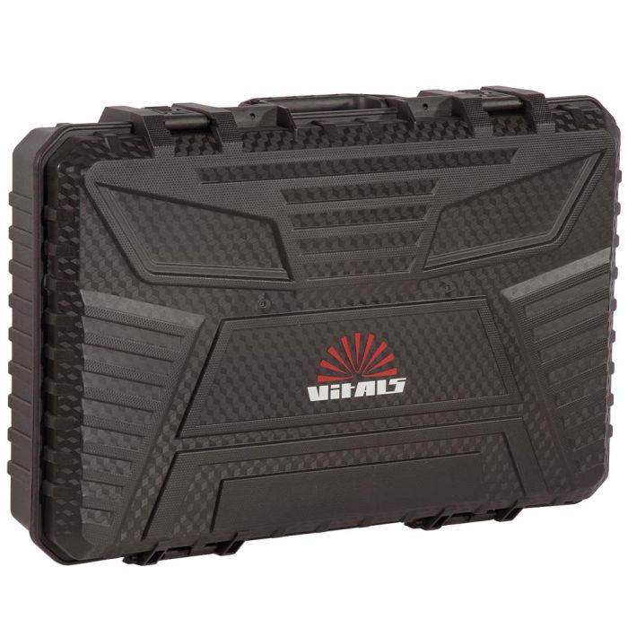Набір акумуляторних інструментів Vitals Vitals Master COMBO KIT 5.1 18В модулі шурупокрута перфоратора гайковерта пилки ланцюгової шліфмашини акб 1х2А·год 1х4А·год ЗП кейс