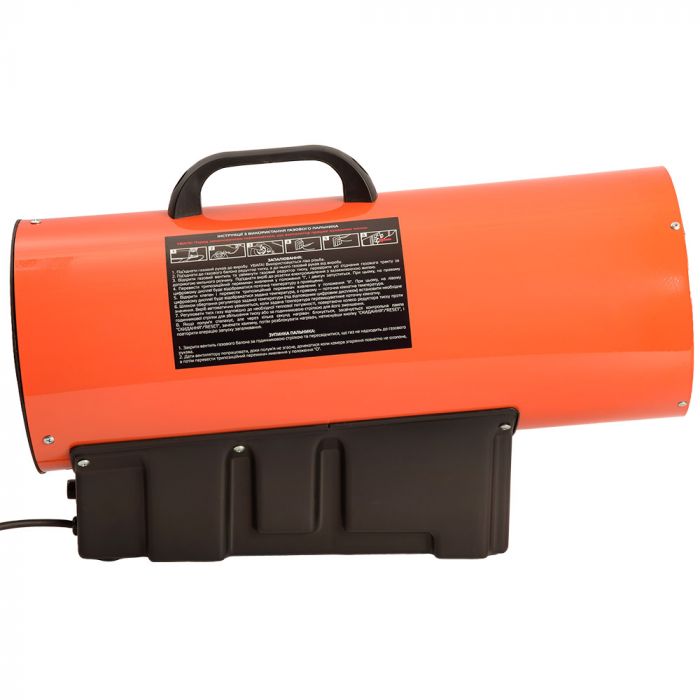 Теплова гармата газова Vitals GH-504t, 50кВт, 650м3/год, помаранчевий, 6кг