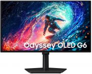 Монітор Samsung 27" Odyssey OLED G6 HDMI, DP, OLED, 2560x1440, 240Hz, 0,3ms, Pivot