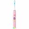 Щітка зубна електр. Philips, Sonicare For Kids Smart, насадок-2, дорожній футляр, 2 наклейси, рожений