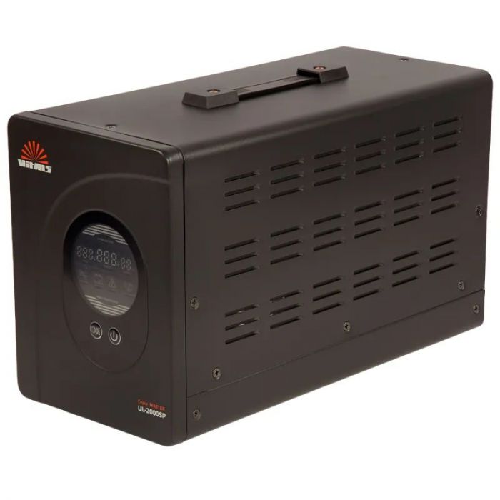 Джерело безперебійного живлення Vitals UL-2000sp, 2000VA/1200W, LCD, 2xSchuko, на зовнішні АКБ 24В