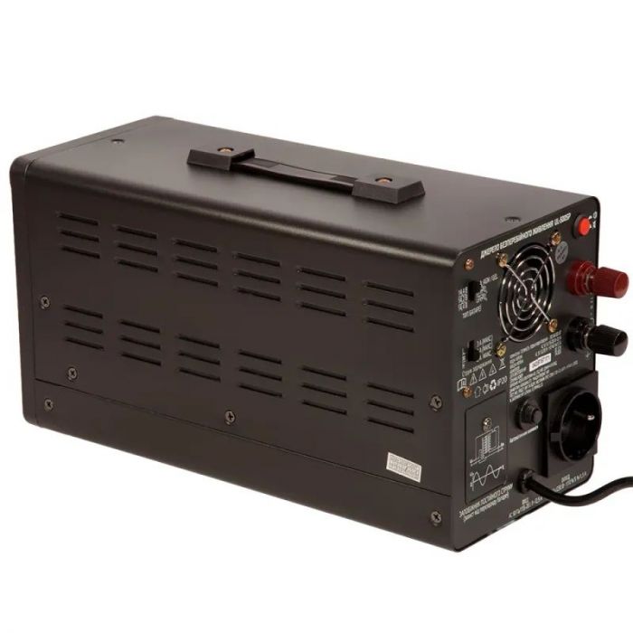 Джерело безперебійного живлення Vitals UL-500sp, 500VA/300W, LCD, 1xSchuko, на зовнішні АКБ 12В