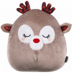 Подушка декор. ARDESTO Christmas Deer 35см, 97% поліестер, 3% спандекс, cірий