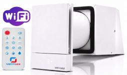 Рекуператор Ventoxx Harmony AeroMax Smart Slim Line 0.75м  Wi-Fi пульт ДК  LED-індикація компенсаційний короб
