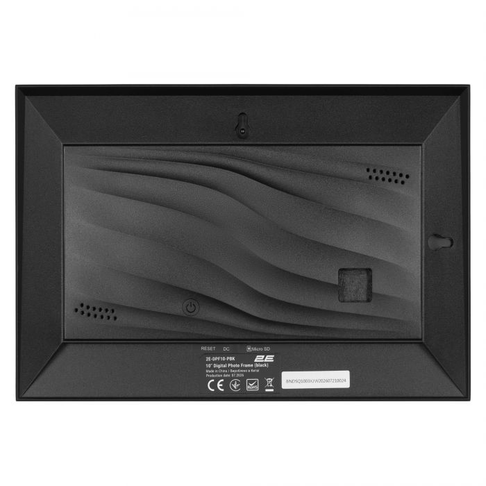 Цифрова фоторамка  2E DPF10-PBK 10", IPS, FHD, 1GB, 32GB, динаміки 2x1Вт, ПЗ Frameo, сенсорний екран, WiFi,білий/чорний