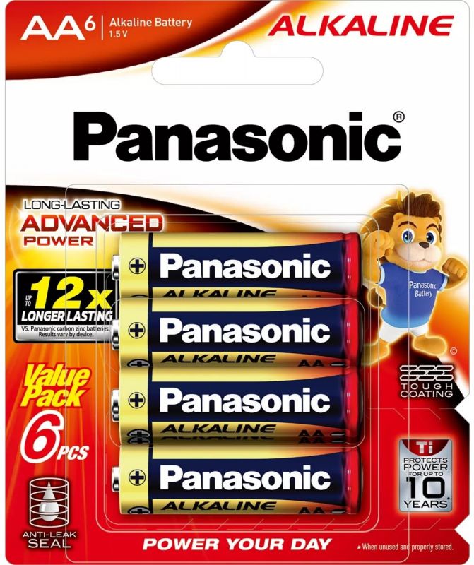 Батарейка Panasonic Alkaline Power лужна AA блістер, 6 шт.