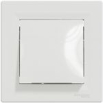 Перемикач перехресний 1-клавішний Schneider Electric, Asfora (білий, самозажимний)