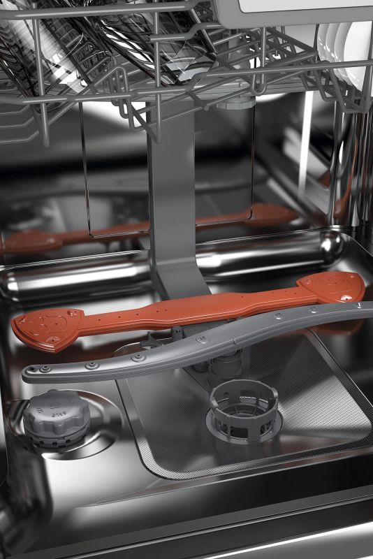 Посудомийна машина Hotpoint вбудована, 14компл., E, 60см, дисплей, інвертор, 3й кошик, білий