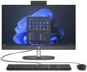 Комп'ютер персональний моноблок HP 240-G10 23.8" FHD IPS AG, Intel i5-1335U, 16GB, F256GB, UMA, WiFi, кл+м, 3р, DOS, чорний