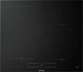 Варильна поверхня Gorenje індукційна, 60см, PowerBoost, TouchControl, BigZone, збільшена площа пригот, поєднання конфорок, чорний