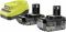 Набір акумулятора та зарядного пристрою Ryobi ONE+ RC18120A-242X 18В 1х2А·год 1х4А·год ЗП 2А