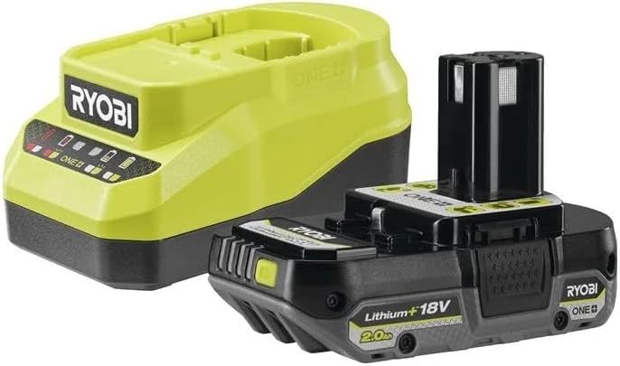 Набір акумулятора та зарядного пристрою Ryobi ONE+ RC18120A-120C 18В 1х2А·год ЗП 2А