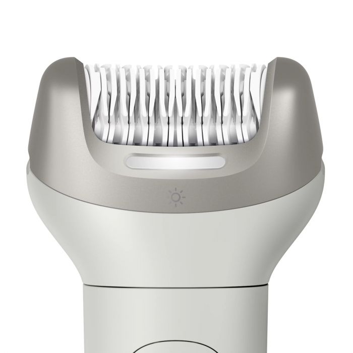 Епілятор Philips Series 9900 Skin LED дисковий, аккумул., пінцет.-32, волог.+сух., насадок-5, для обличчя, тілом; чохол, білий