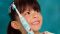 Щітка зубна електр. Philips, Sonicare For Kids, насадок-2, Bluetooth, наліпки, блакитний