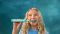 Щітка зубна електр. Philips, Sonicare For Kids Smart, насадок-1, 2 режими, наліпки, блакитний