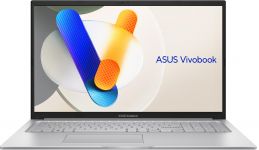 Ноутбук ASUS Vivobook 17 X1704MA-AU102 17.3" FHD IPS, Intel 3 304, 8GB, F256GB, UMA, NoOS, Сріблястий