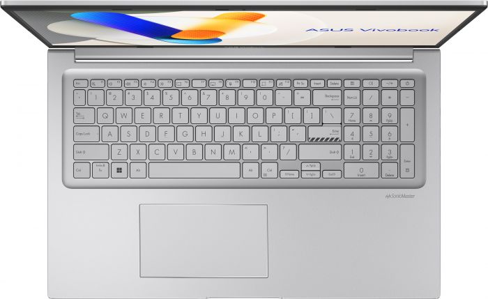 Ноутбук ASUS Vivobook 17 X1704MA-AU043 17.3" FHD IPS, Intel 5 320, 8GB, F512GB, UMA, NoOS, Сріблястий