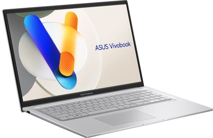 Ноутбук ASUS Vivobook 17 X1704MA-AU041 17.3" FHD IPS, Intel 3 304, 8GB, F512GB, UMA, NoOS, Сріблястий