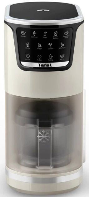 Морозивниця Tefal Dolci, чаша-3х0.5 л, 10 програм, автоматична, бежевий