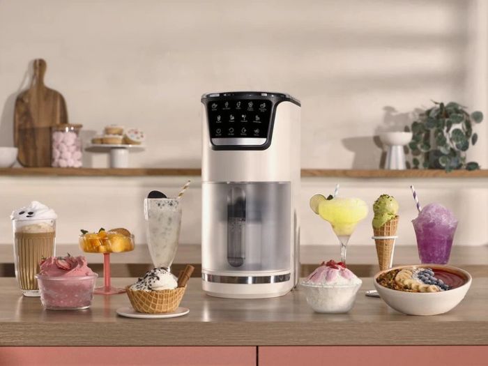 Морозивниця Tefal Dolci, чаша-3х0.5 л, 10 програм, автоматична, бежевий
