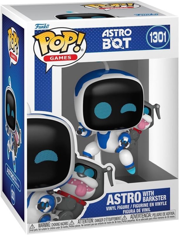 Фігурка Funko POP Games: Astro Bot - Astro w/Barkster