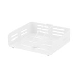 Серветниця  Ardesto Midori 18х18х6.5см, метал, біла